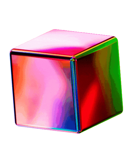 Cimplifie iridescent cube